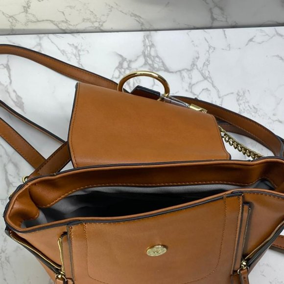 CHLOE Mini Faye Backpack in Tan Calfskin Replica - Picture 4 of 10